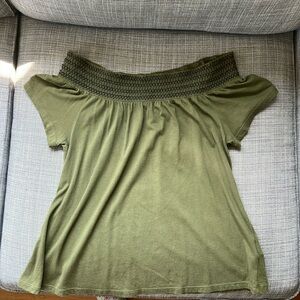 Off the shoulder shirt